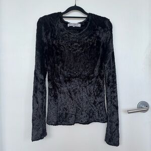 Comme des Garcons Comme des Garcons black shaggy sweater